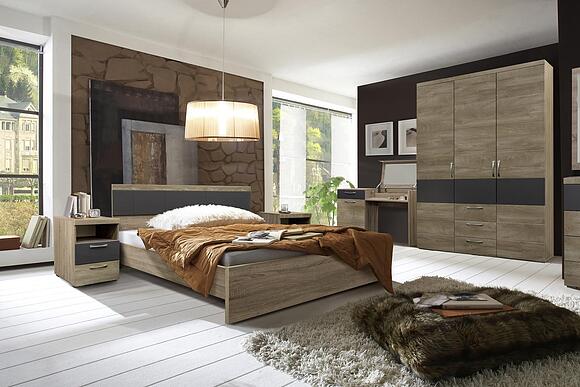 Bedroom «Amaranti» (Amaranti_P571-03-R571-04-P571-05-P571-01-P571-02-P571-00_Dub-tobakko-sinkhro_Shagren-grafit.jpg) Bedroom «Amaranti»